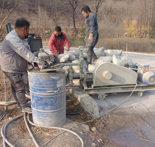 江南路面下沉注浆